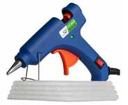 Pistolet do klejenia na gorąco 20W 10 lasek kleju 10cm do podgrzewania