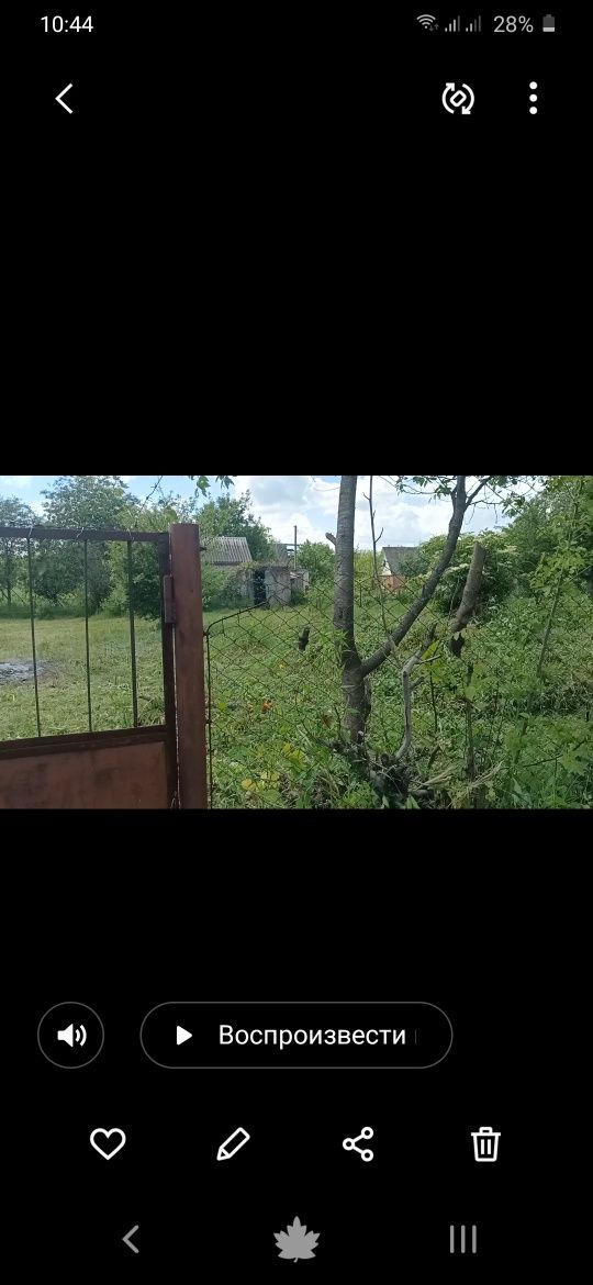 Срочно дачный участок 10 соток вода электричество ДТП квитневе обмен