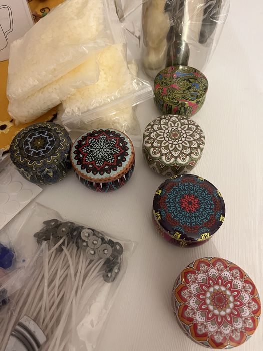 Zestaw do robienia świec sojowych