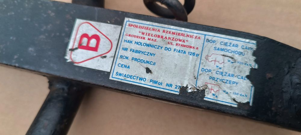 Fiat 126p jak do przyczepki nowy lub jak nowy homologacja