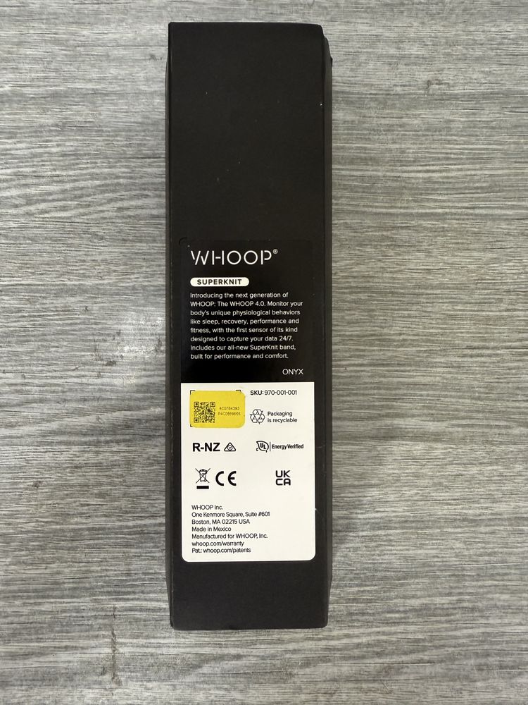 WHOOP 4.0 + 1 міясць безкоштовної підпсики Фітнес-трекер