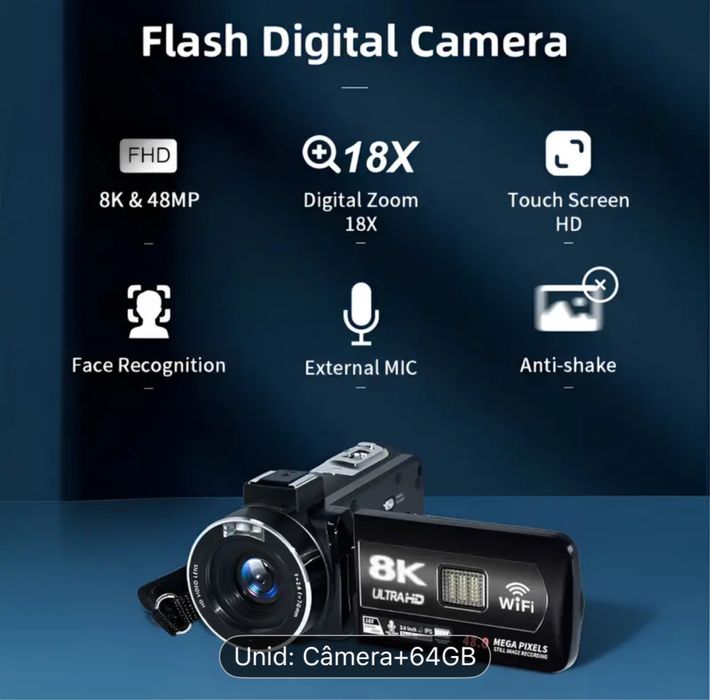 Câmara de Filmar 8K