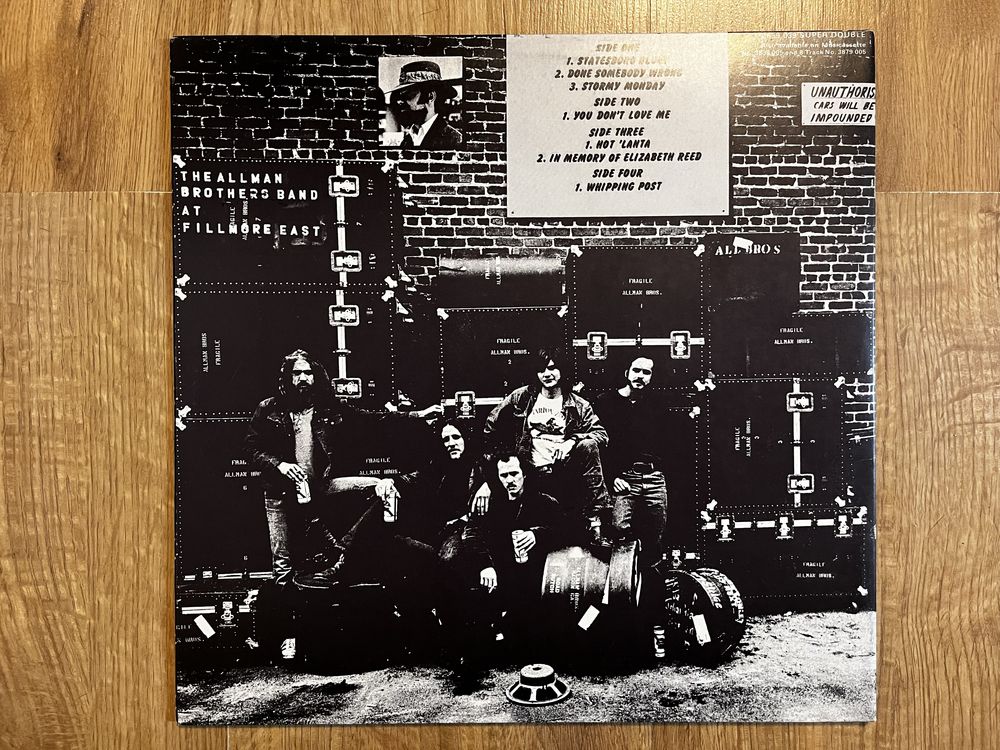 Płyty winylowe The Allman Braothers Band At Fillmore East. 2 x lp.