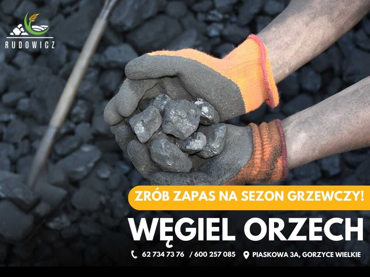 Węgiel groszek polski, orzech, kostka  skład opału RUDOWICZ