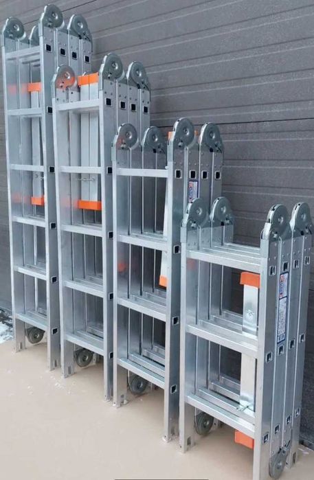 Лестница стремянка алюминиевая секционная трансформер ОПЛАТА ЧАСТЯМИ