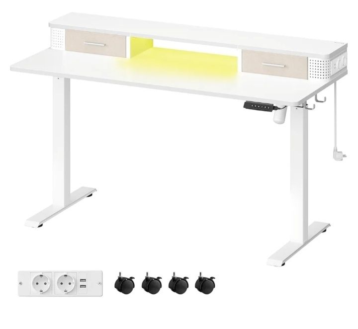 Elektryczne biurko z regulacją wysokości