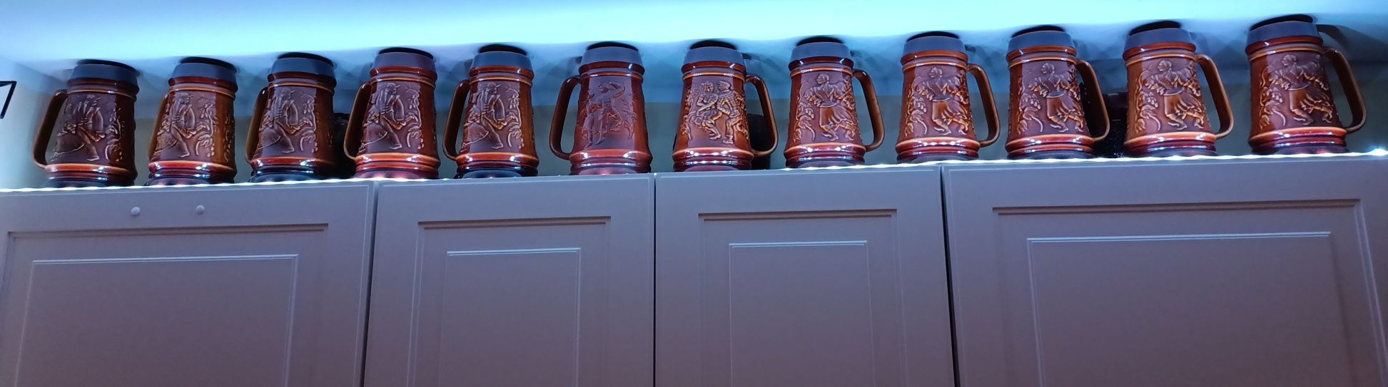 Kufle 1L. , Porcelit , Tułowice , PRL.