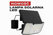 Lampa solarna LED czujnik ruchu i zmierzchu oświetl ogród bez prądu