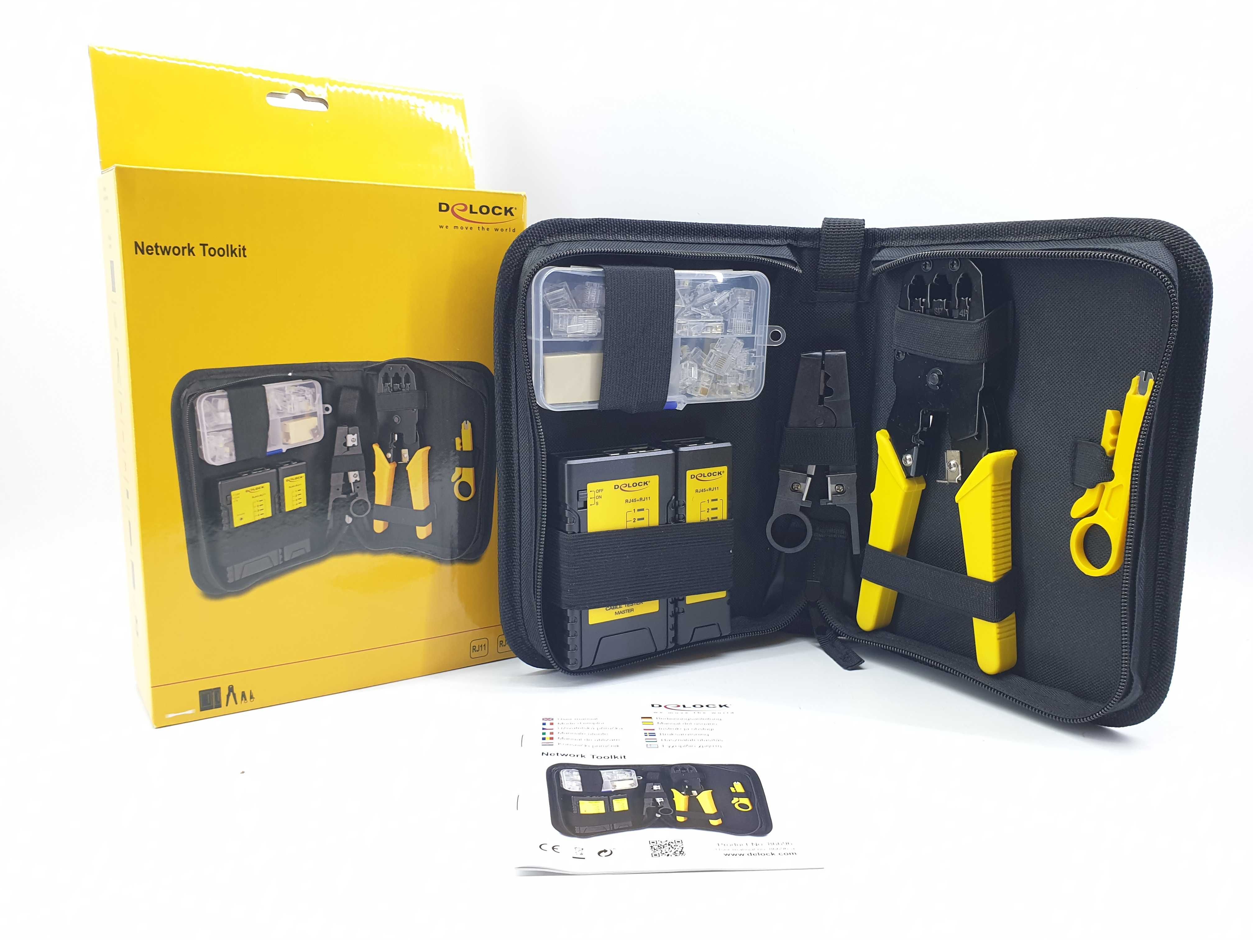 Delock Zestaw narzędzi sieciowych do RJ45 i RJ11 ( 86696 ) FABRYCZNY