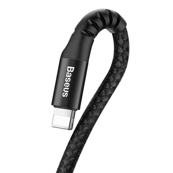 Kabel USB/Lightning Sprężynowy Baseus 1M 2A Czarny