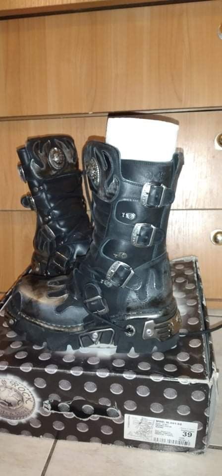 Buty Glany New Rock z USA nowe 39