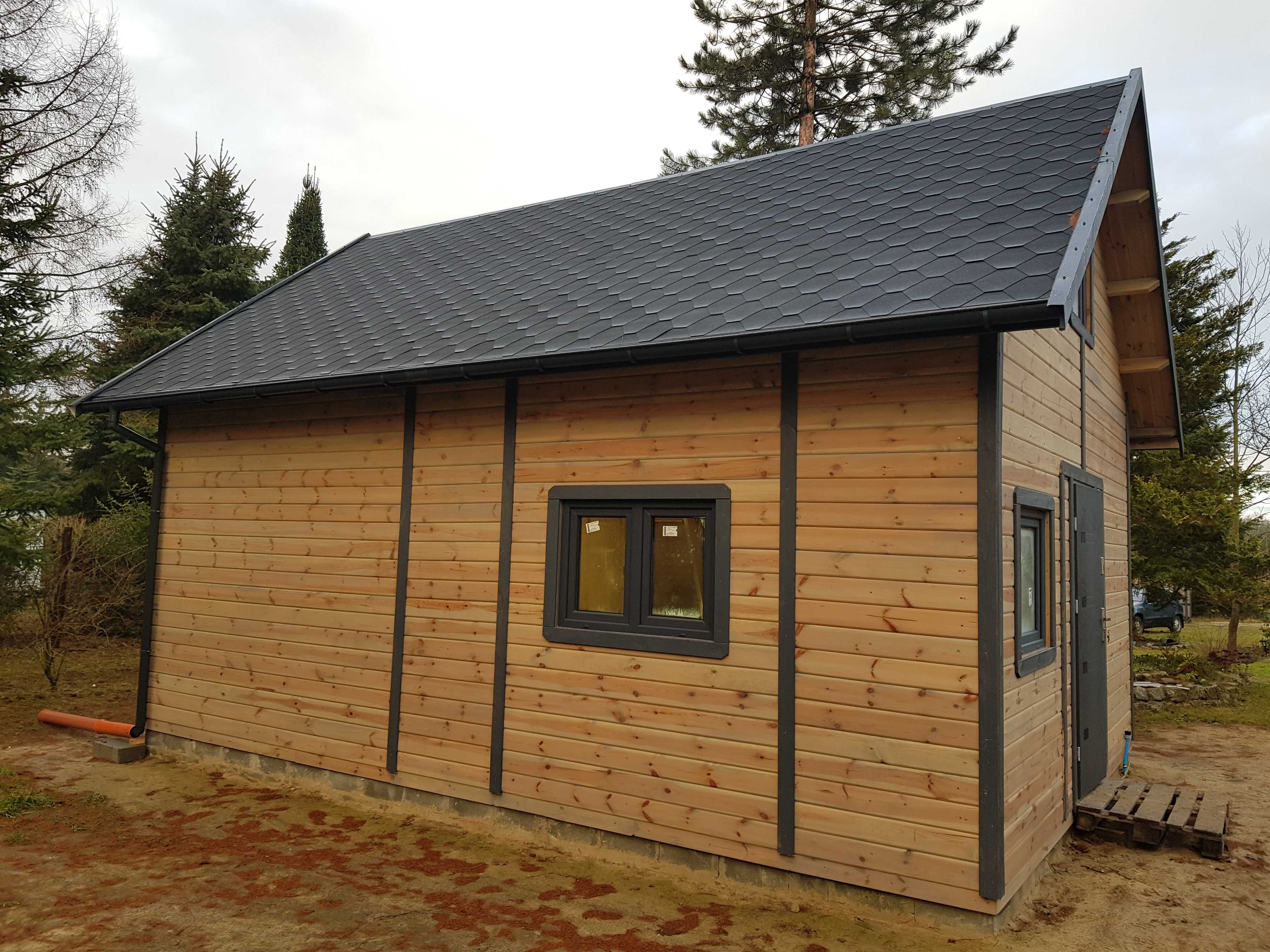 domek letniskowy,antresola,drewniany,do 35m2,ogrodowy, z gontem,domek