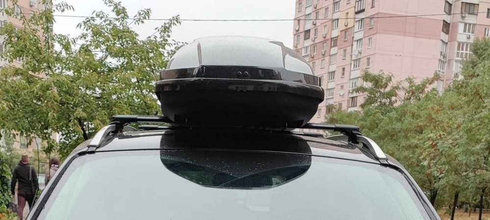 Автобокс, автомобільний багажник Terra Drive 480 з поперечинами Turtle