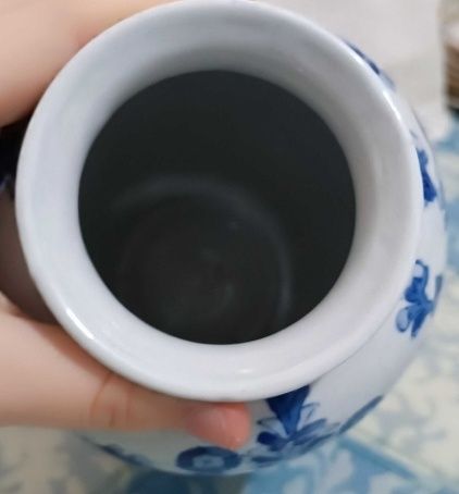 Vaso chinês pequeno como novo