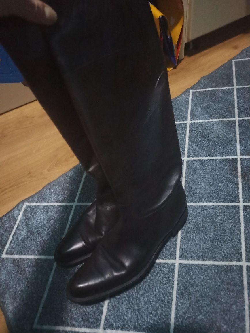 Włoskie skórzane buty
