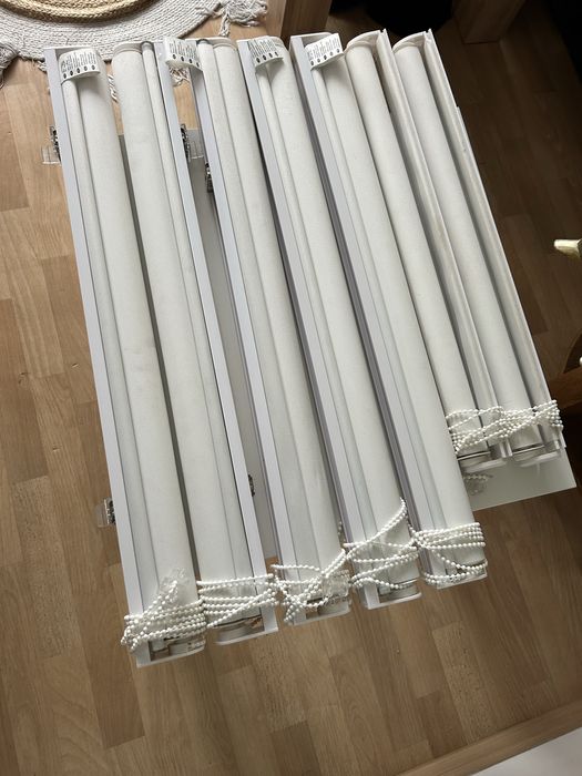 Komplet rolata rolety zestaw rolet dzień noc białe sprawne