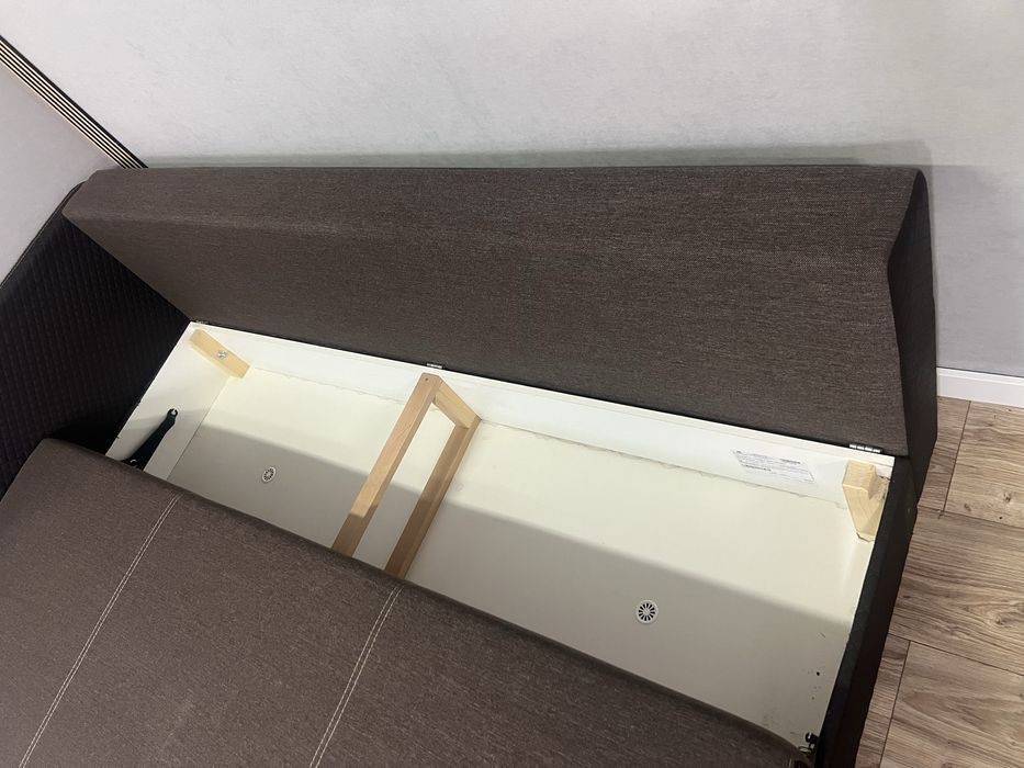 Narożnik ala kanapa brąz poduszki rozkładany sofa DOSTAWA !!!