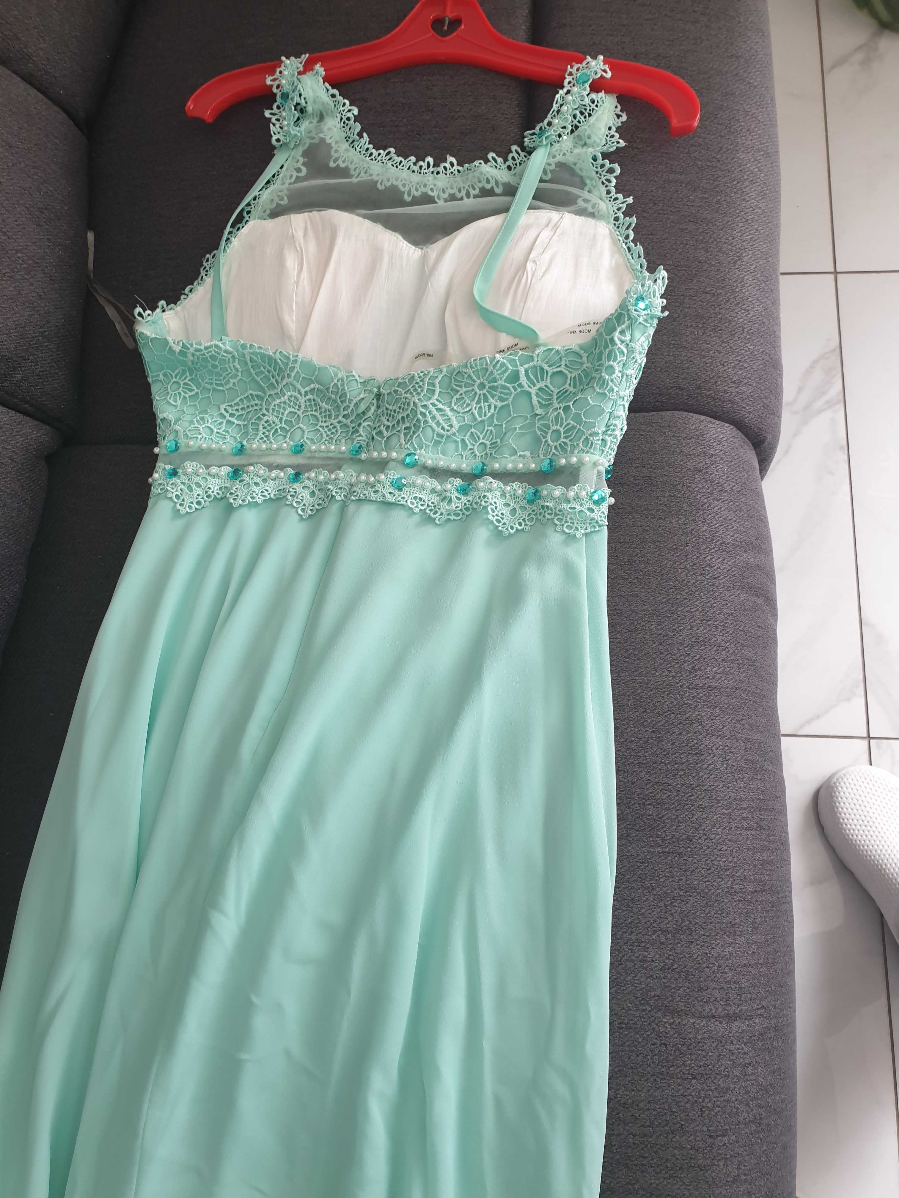 Vendo um lindo vestido comprido verde Alface