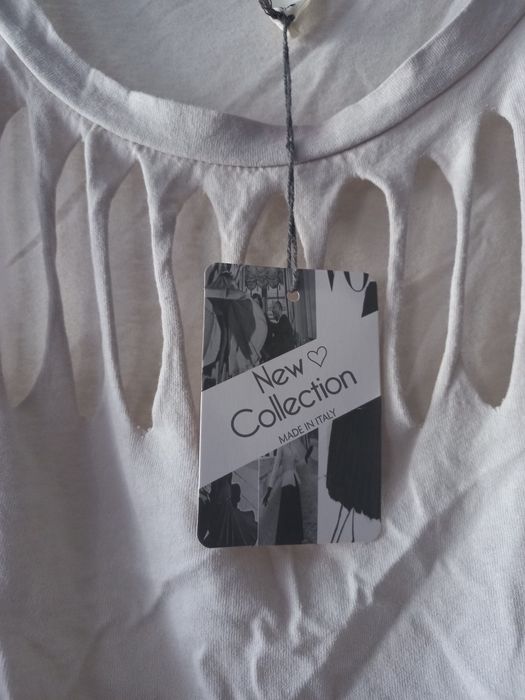 New Collection bluzka koszulka 42/44 dziury nowa