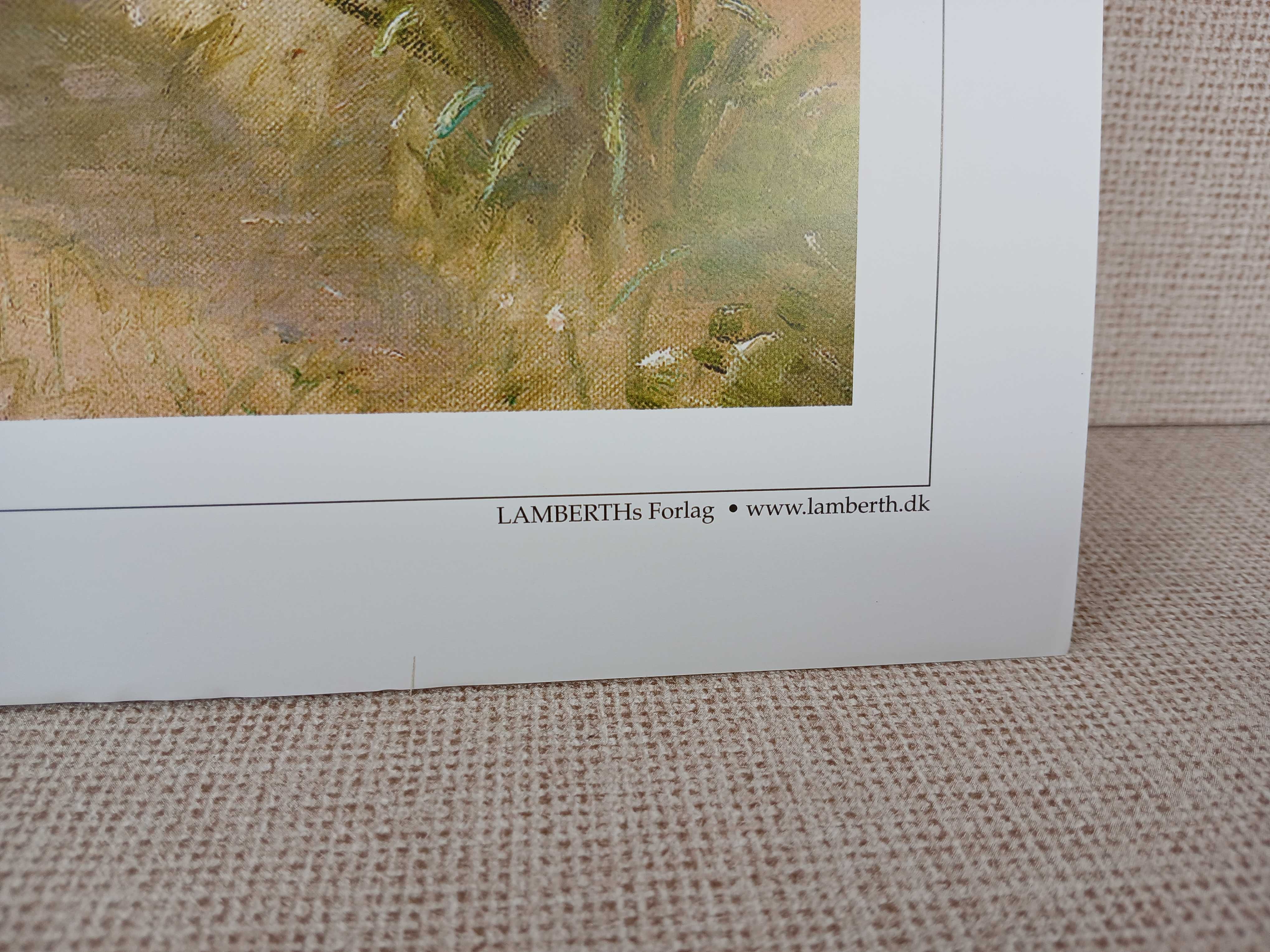 Grafika do oprawy M Ancher På stejlepladsen Lamberths 30x40 Dania Nowa