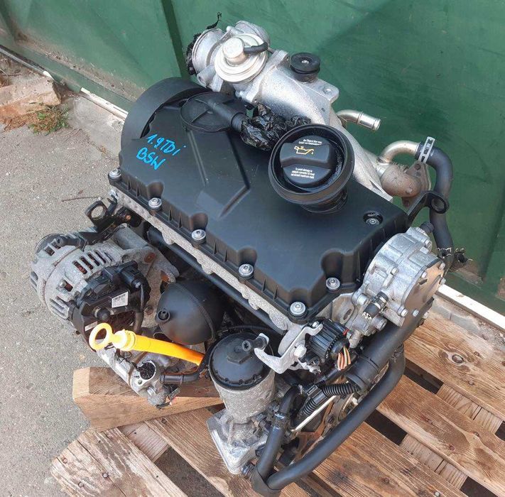 Двигатель Skoda Fabia 2 1.9 Tdi Bsw Двигун Roomster Мотор Bls Bxe Bkc