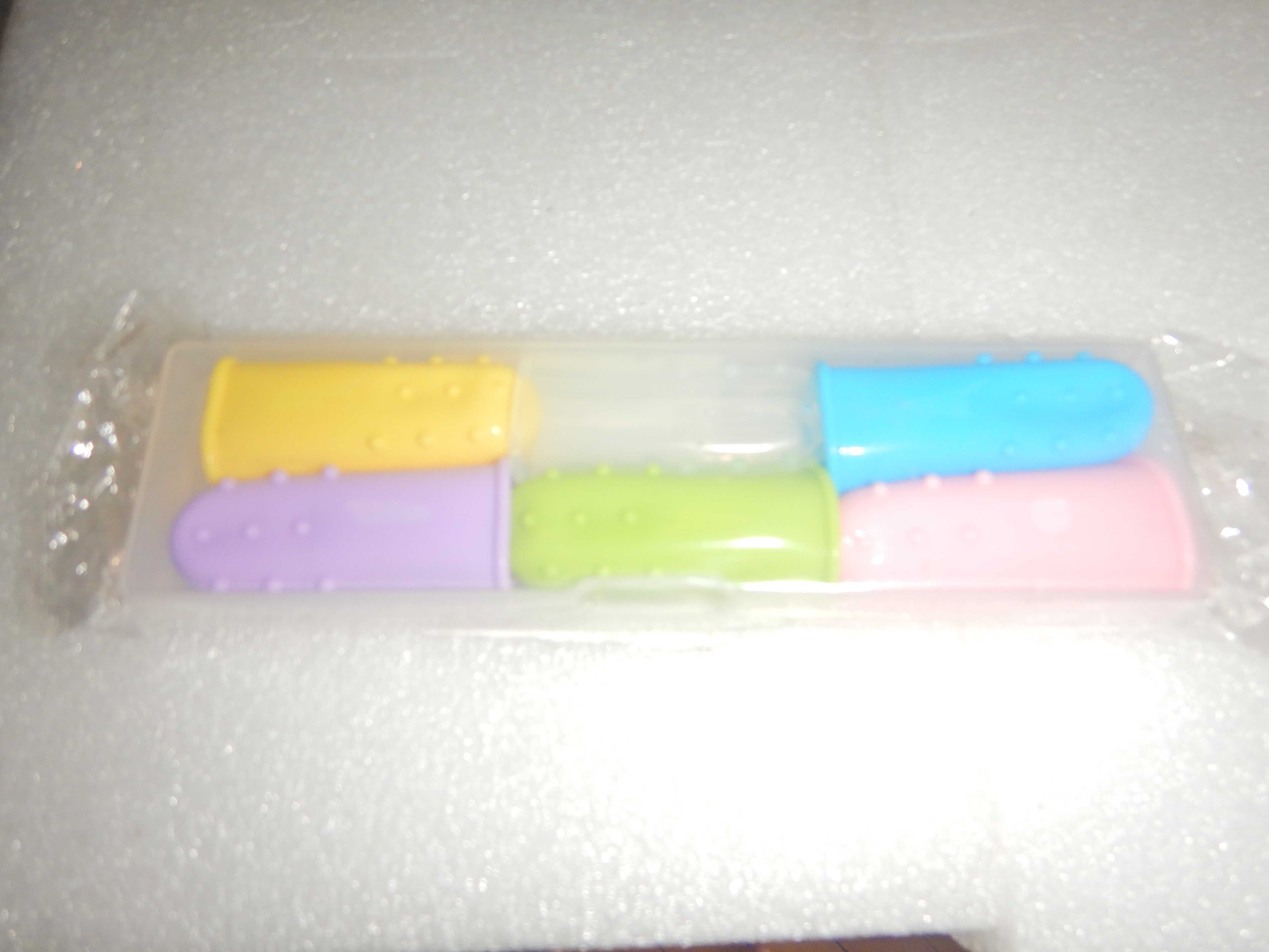 Szczoteczki do zębów 6szt dla dzieci silikonowe na palec