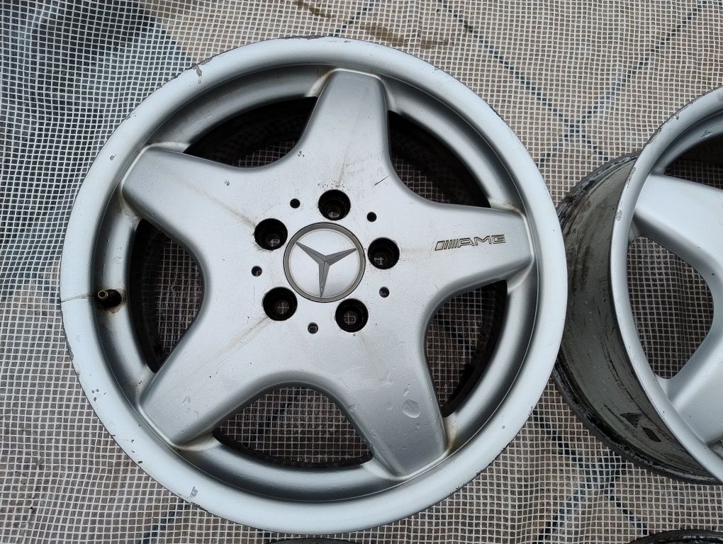 Mercedes AMG felgi aluminiowe 17 cali 5x112 et57 komplet wysyłka