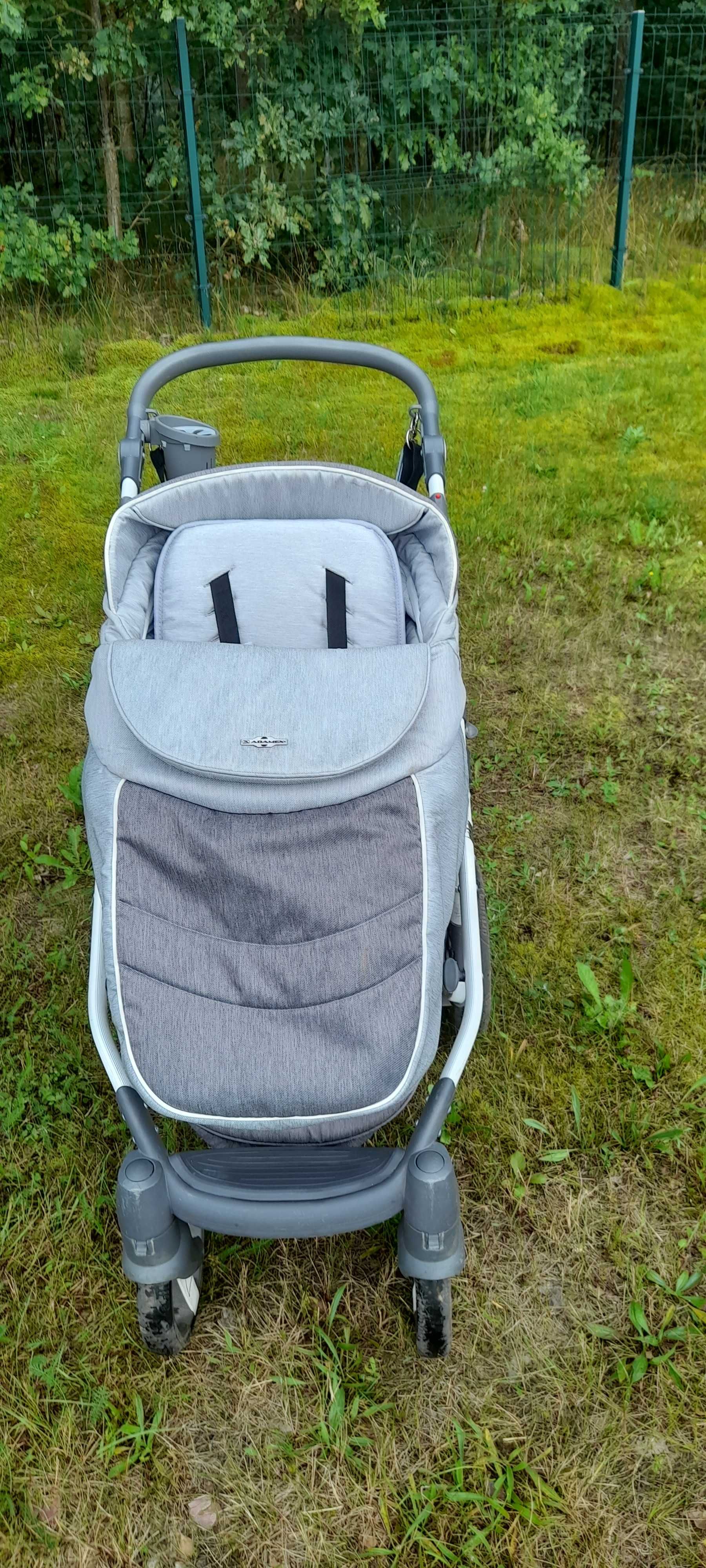 Wózek Adamex 2w1 Gondola + Spacerówka + akcesoria