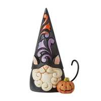 Фігурка jim shore black cat gnome halloween