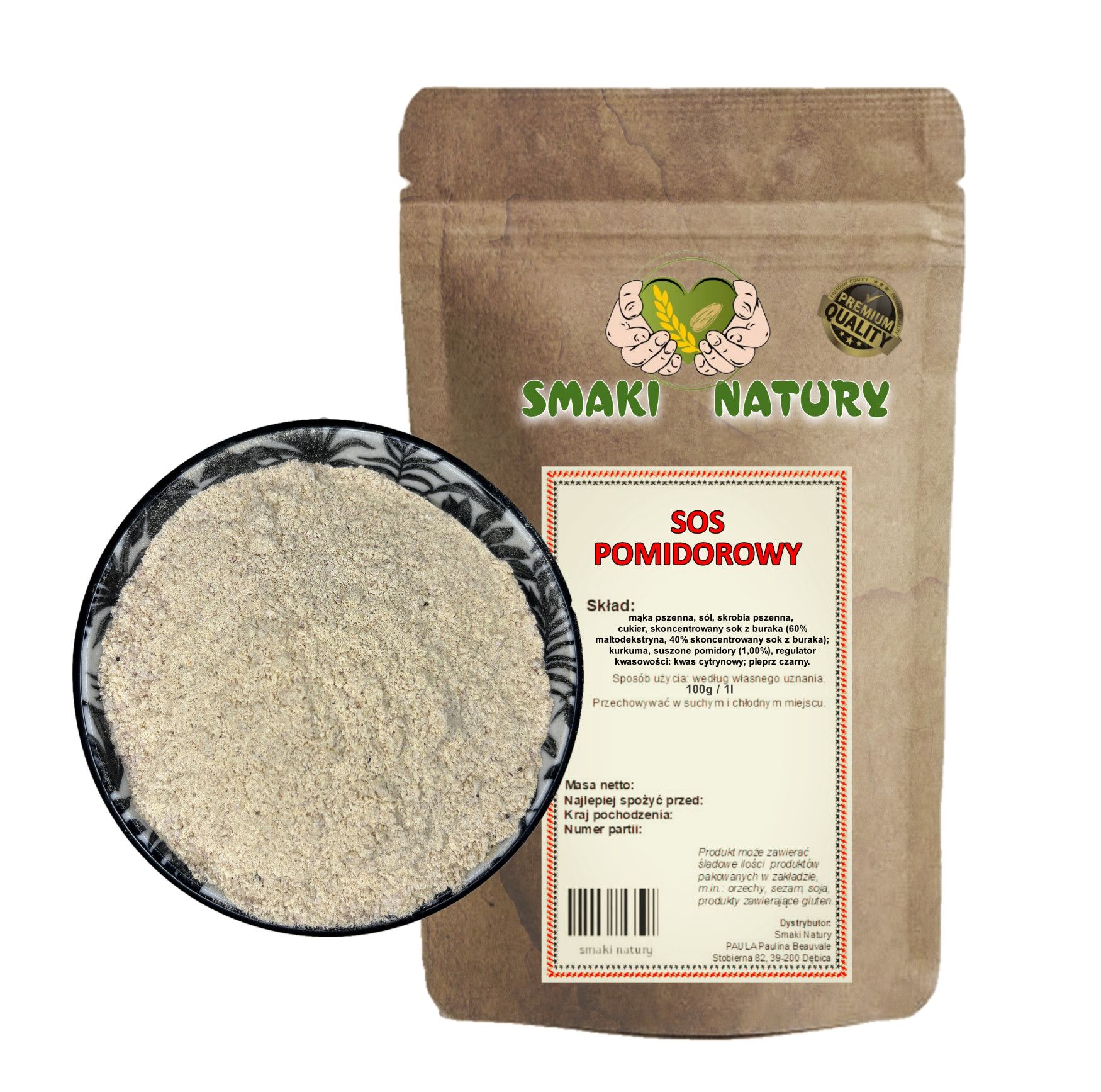 Sos pomidorowy 150g  PREMIUM SmakiNatury