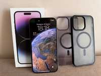 iPhone 14 Pro Max 128 Gb (Deep Purple), акб 87% фіз.сім + 2 чохла
