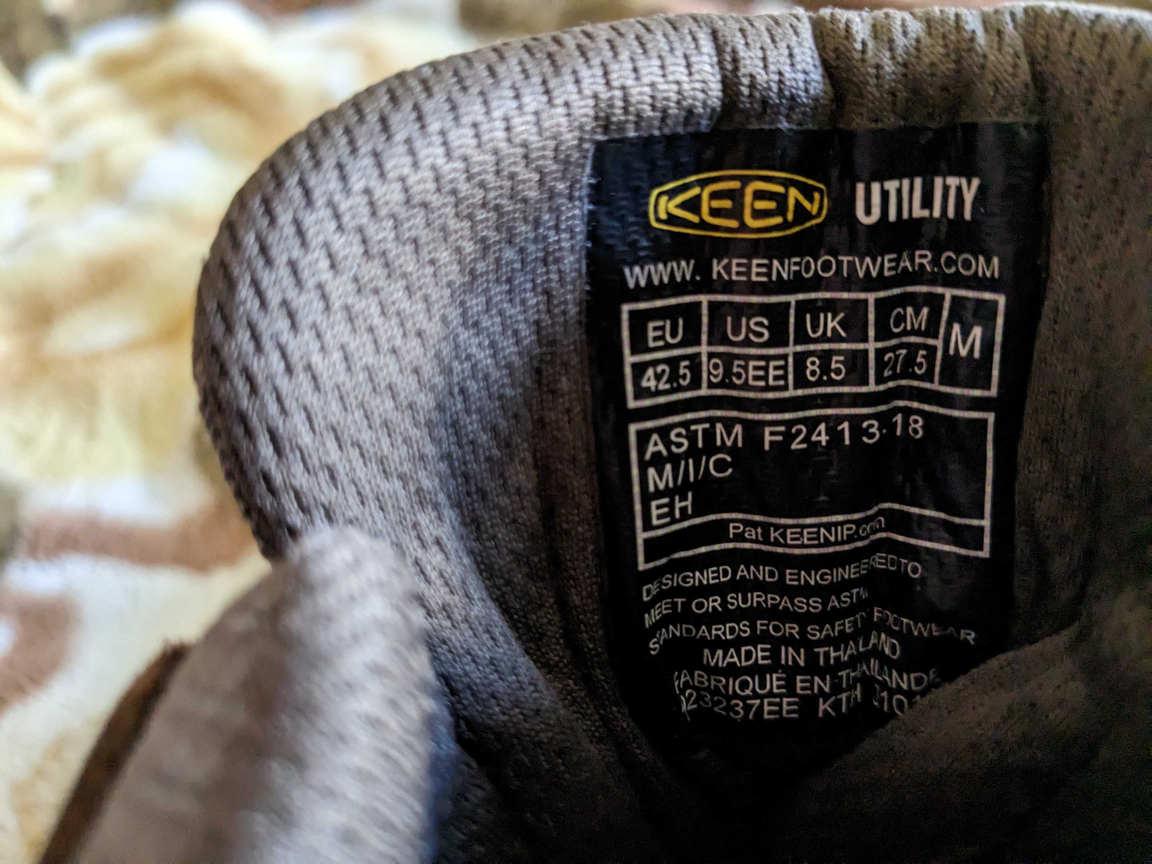 Чоловіче робоче взуття Keen (cталевий носок)