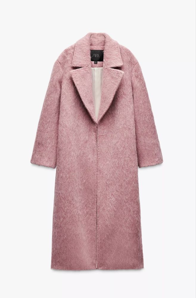 Пальто Zara oversize wool blend