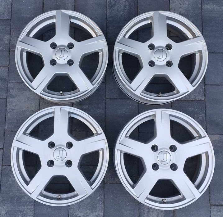 Śliczne felgi aluminiowe jak nowe 15 cali 4x108 PEUGEOT CITROEN i inne
