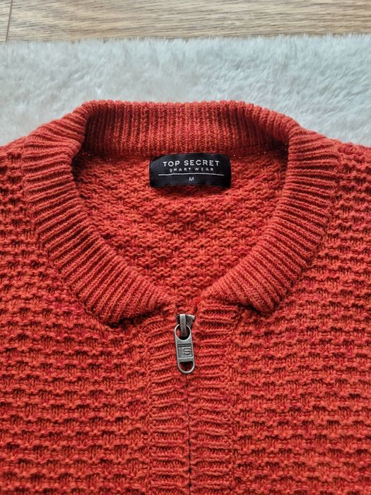 Sweter męski na zamek Top Secret r. M