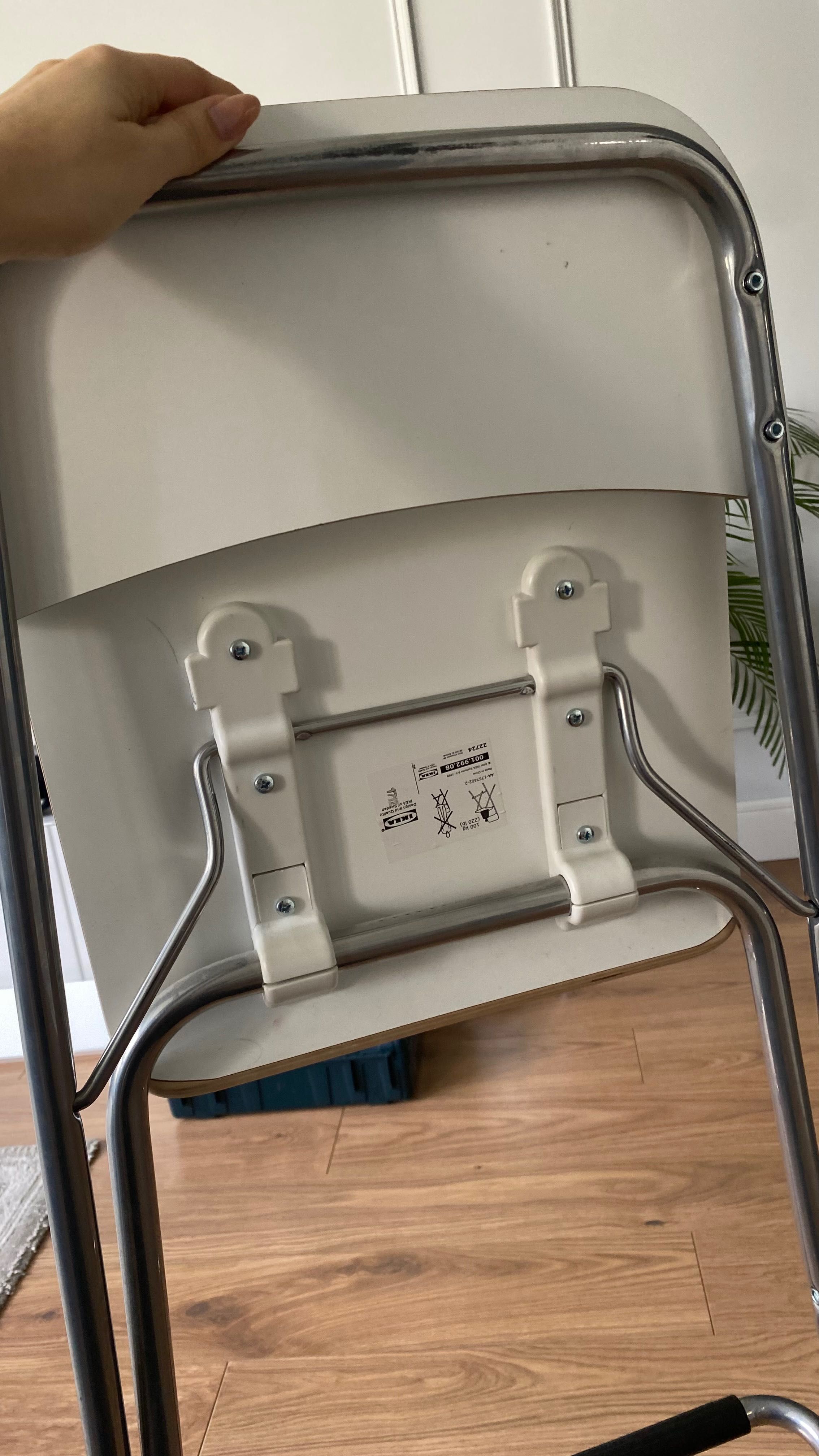 Hoker rozkładany Ikea Franklin biały stał