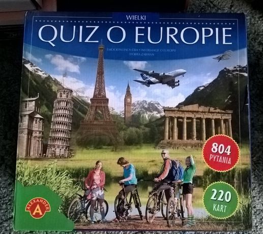 Wielki Quiz o Europie-gra planszowa;-)