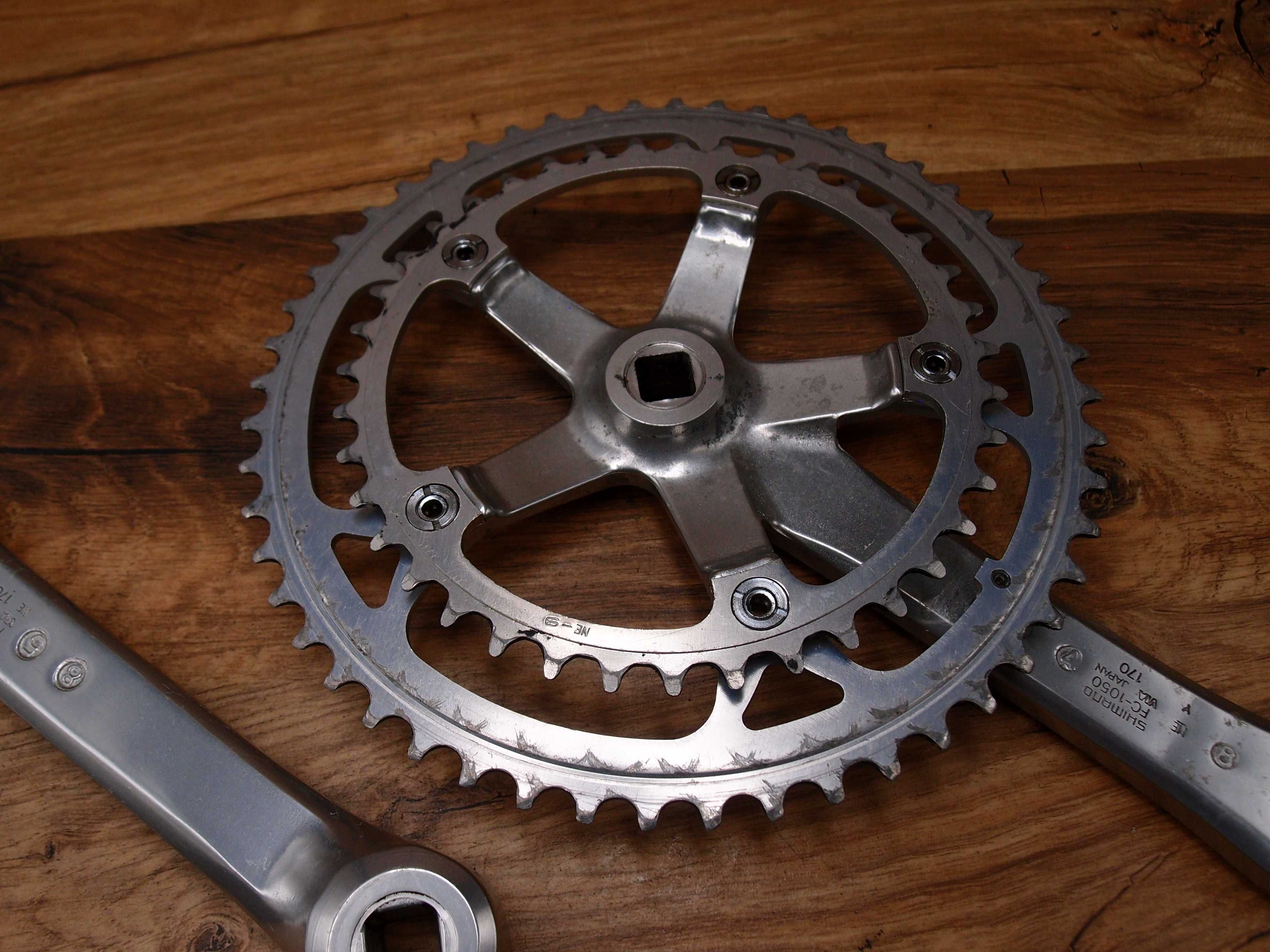 korba rowerowa Shimano 105 FC-1050 VIA Japan 39/52 T 170 mm