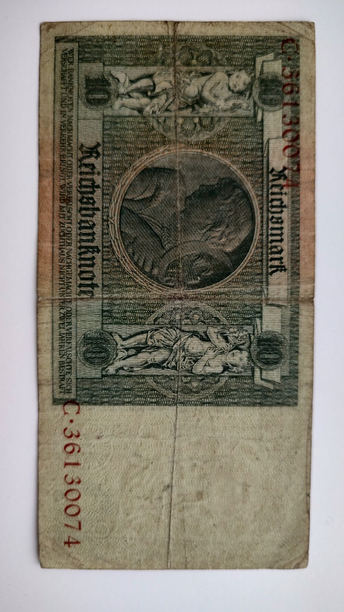 10 Marek niemieckich 1929 r. Reichmark