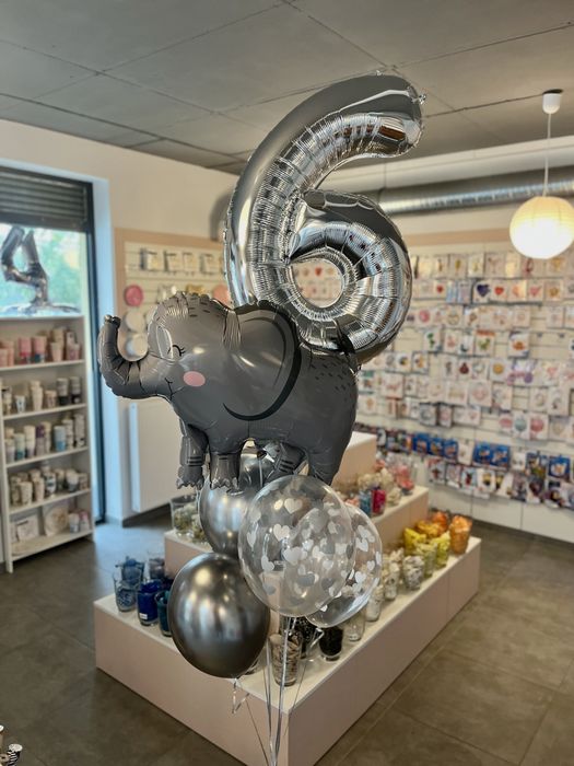 Balony cyferki z helem i inne