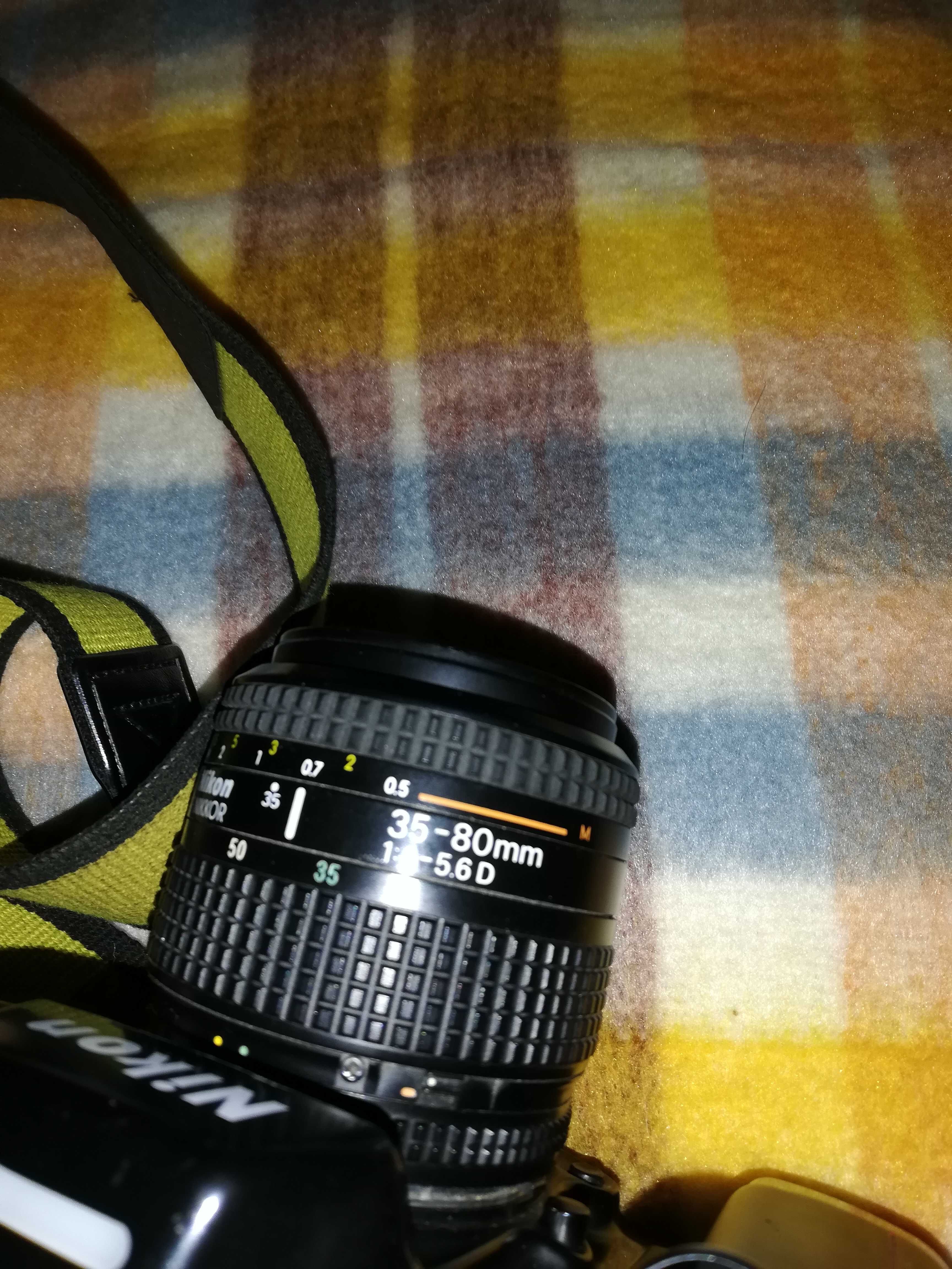 Nikon F90 (c/Objectiva Nikon AF Nikkor 35-80 F1: 4-5,6 D acrescem+30€)