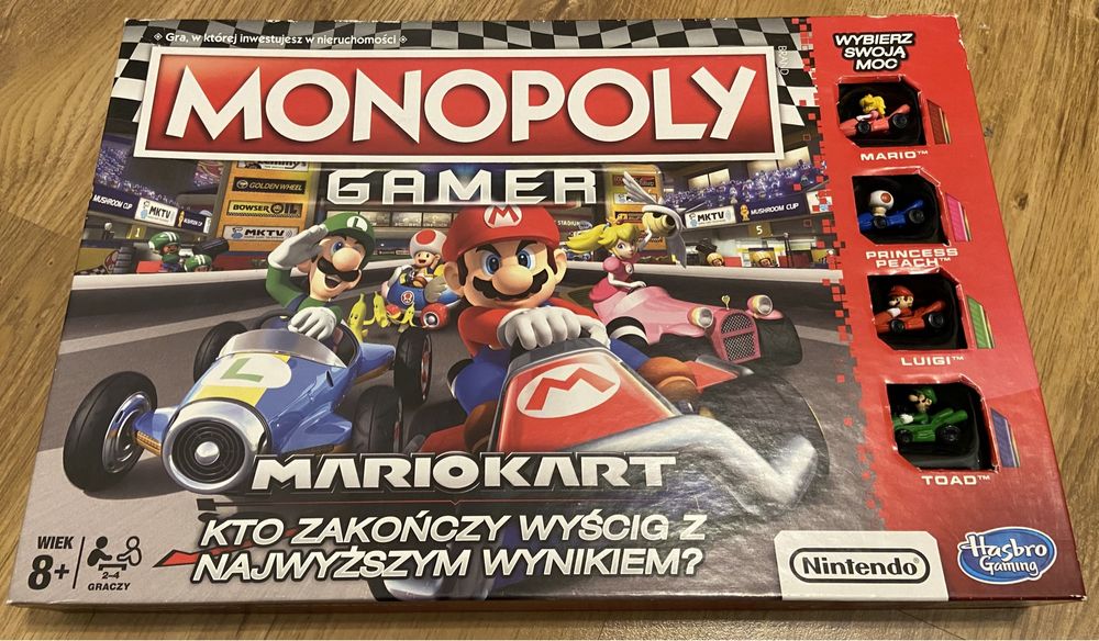 Monopoly Game Mariokart +8 PL