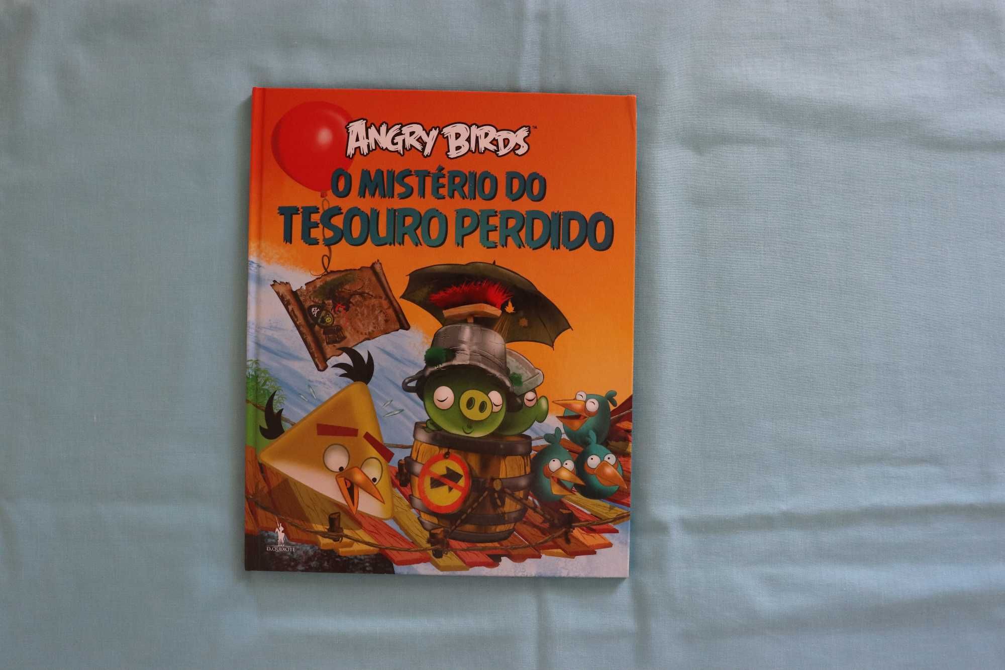 Conjunto de livros infantis (Angry Birds, Carros, Lazy Town)