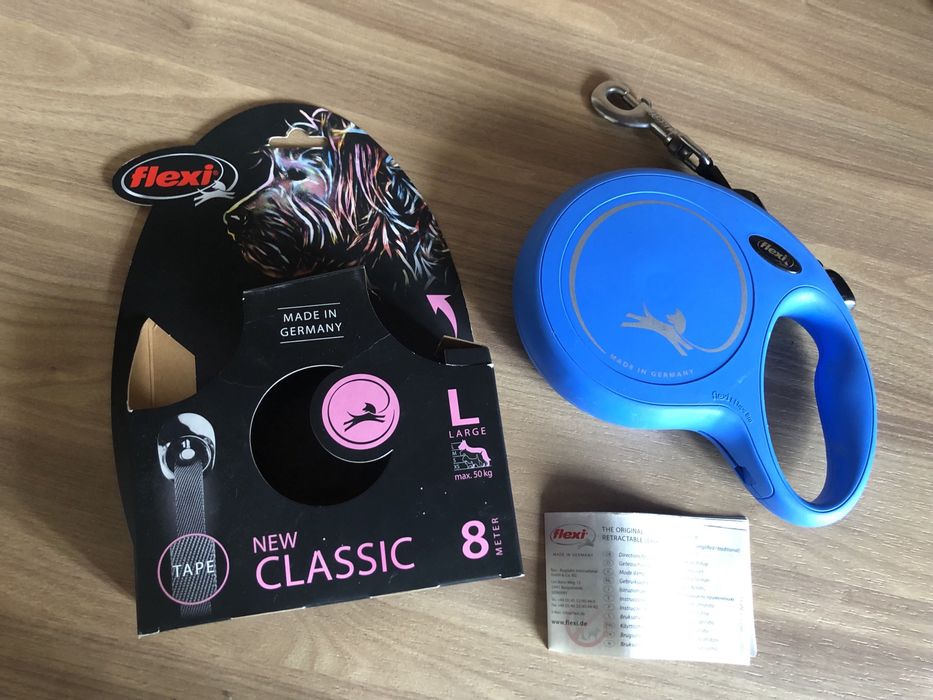 Smycz dla psa automatyczna Flexi New Classic tape L