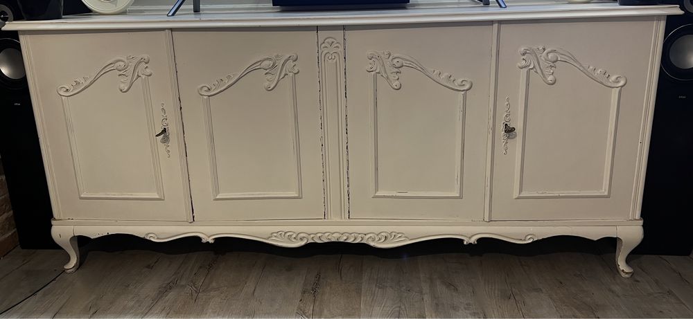 Komoda ludwik shabby chic przecierana