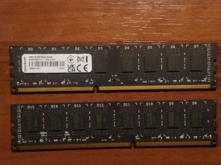 DDR3 16GB (2x8GB) 1333Mhz CL9 GOODRAM GR1333D364L9/8G PC3-10600