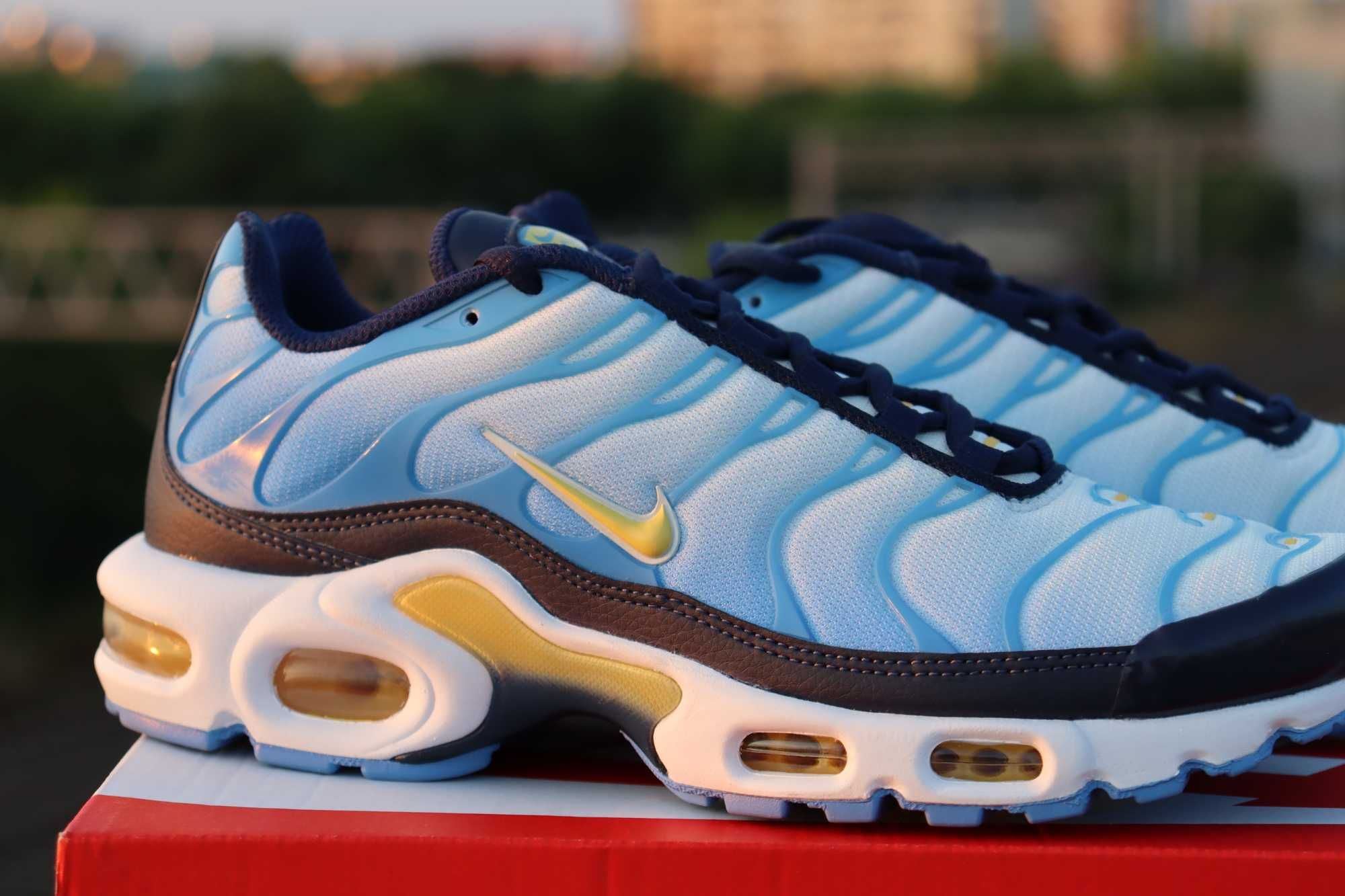 Nike Air Max Plus University Blue Topaz Gold 37.5 *NOWE*