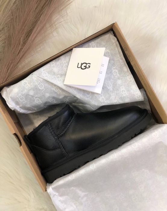 NEW UGG Ultra mini black Waterproof 36-41р