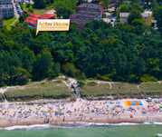 Domki nad morzem 50 m od plaży w Dąbkach Amber House