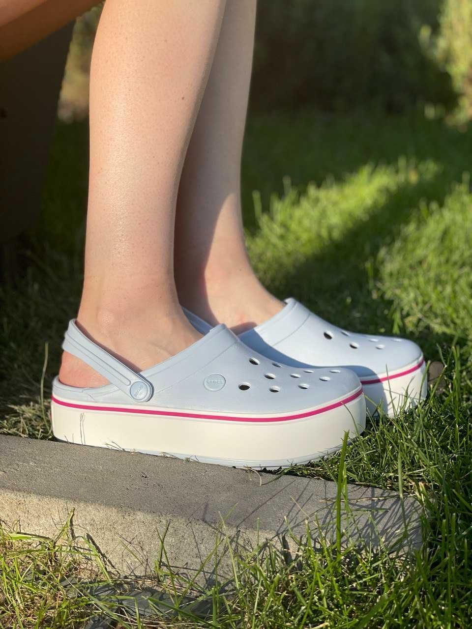 Купить Кроксы Крокс Crocs Crocband Platform Крокбенд Новинка 36-39разм